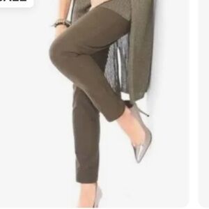 Chico’s military green five pocket stretch Jeggings Sz 2 Chico’s 00